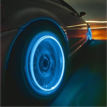 Neon Blue LED Tire Valve Caps » Petagadget