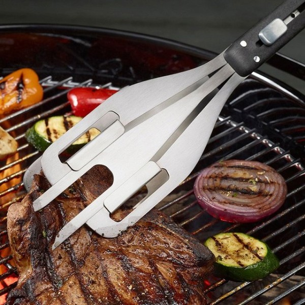 Grill Wrangler 3-in-1 Bbq Tool » Petagadget