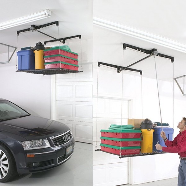 Racor Cable-Lifted Storage Rack » Petagadget