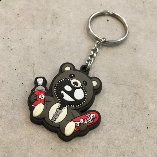 mr bean teddy keychain