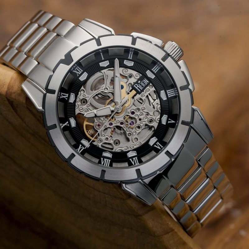 Reign Philippe Automatic Skeleton Bracelet Watch » Petagadget