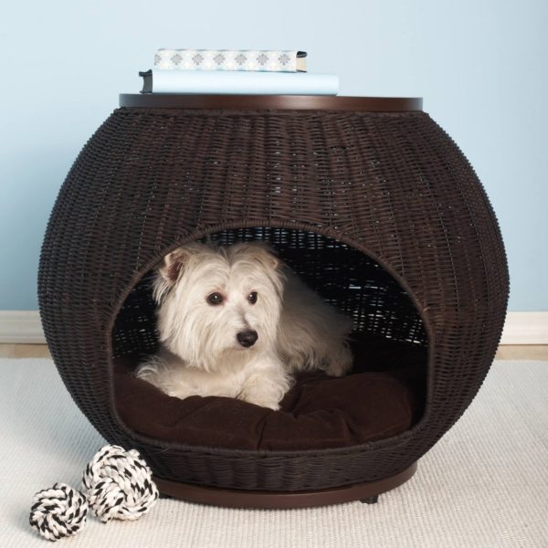 plush dog igloo