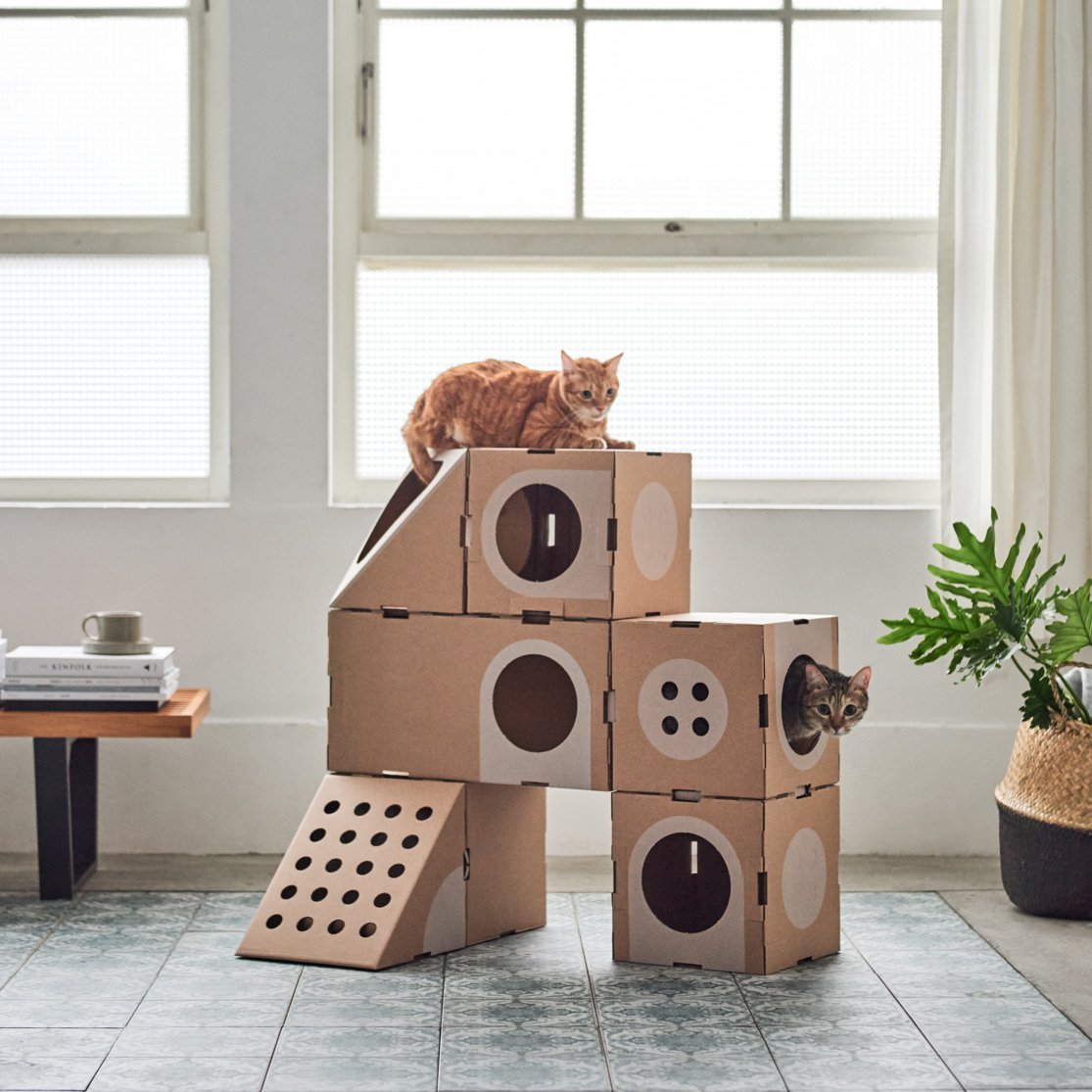 A Cat Thing Modular Cat House » Petagadget