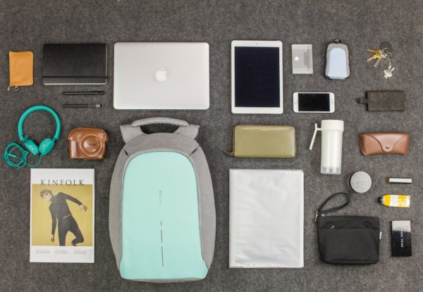 Mint Green Bobby Compact Anti-Theft Backpack » Petagadget