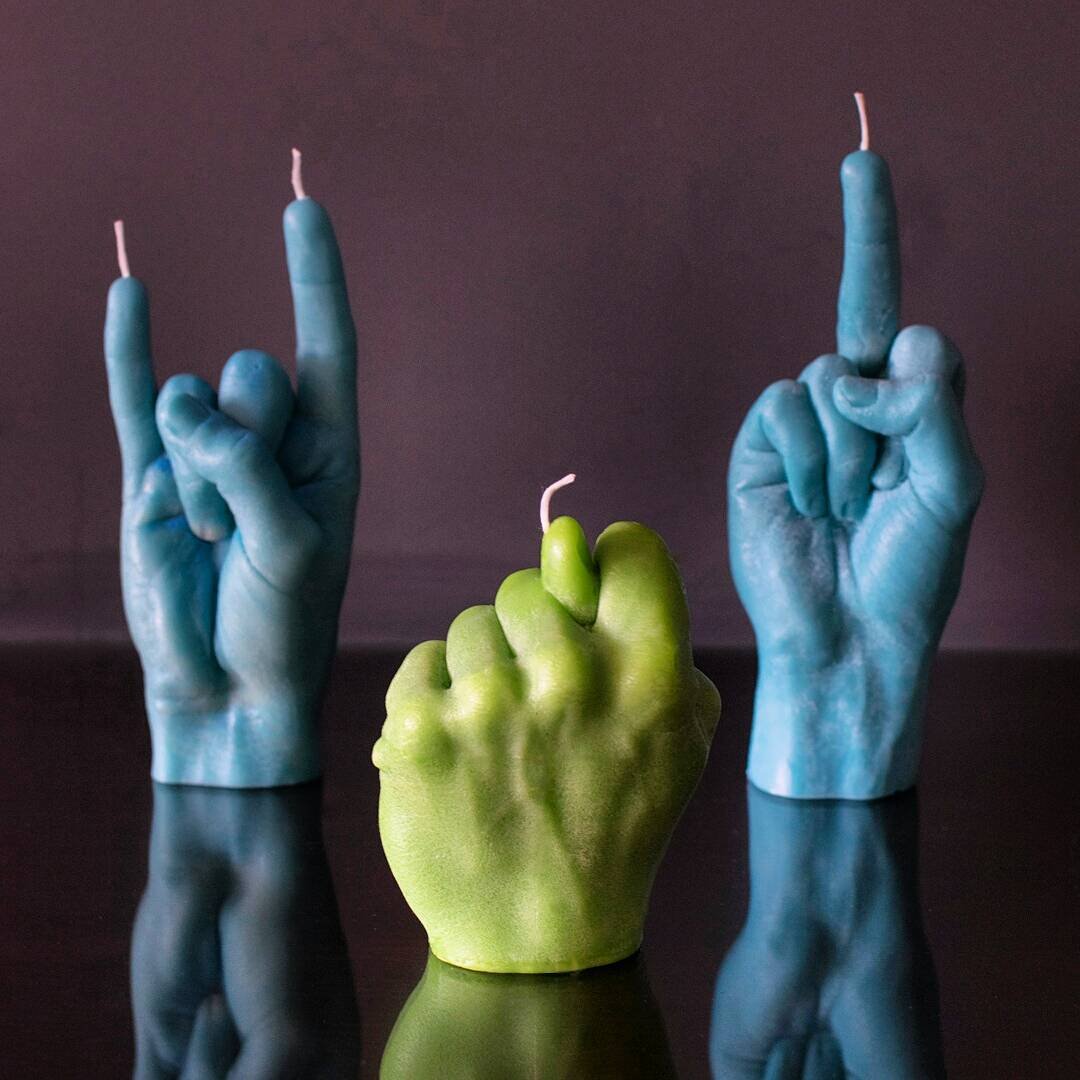 Hand Gesture Candles » Petagadget