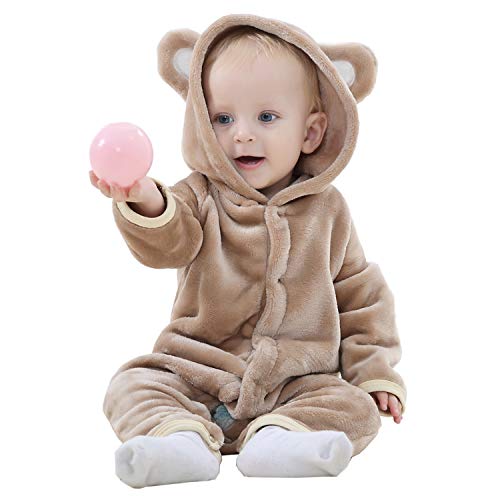 chinatera Baby Boys Girls Hoodies Romper Outfit Onesies Cute Bear Style ...