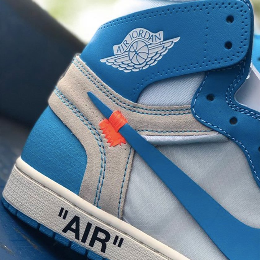 OFF-WHITE X Air Jordan 1 Powder Blue » Petagadget