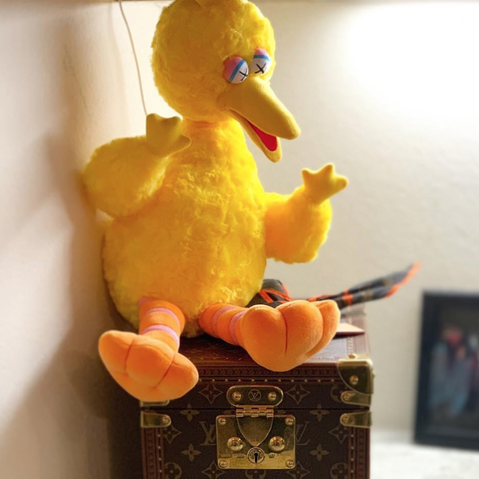 kaws big bird plush