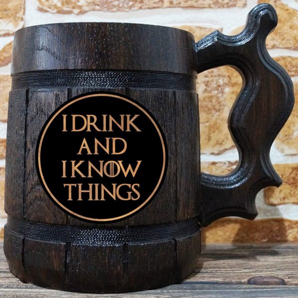 I Drink and I Know Things Beer Mug » Petagadget