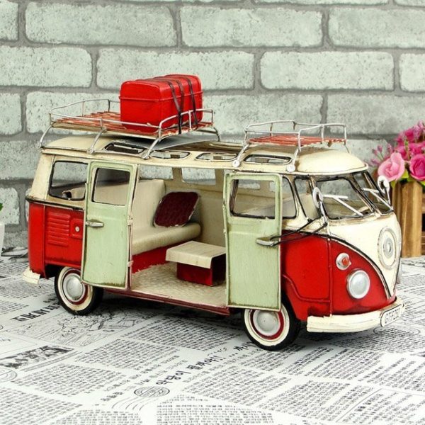 1960 Antique Tin Model Camping Bus » Petagadget