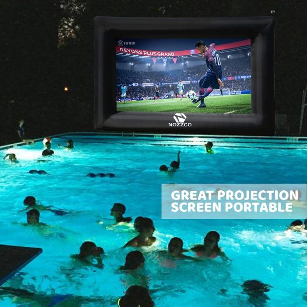 rent inflatable screen and projector