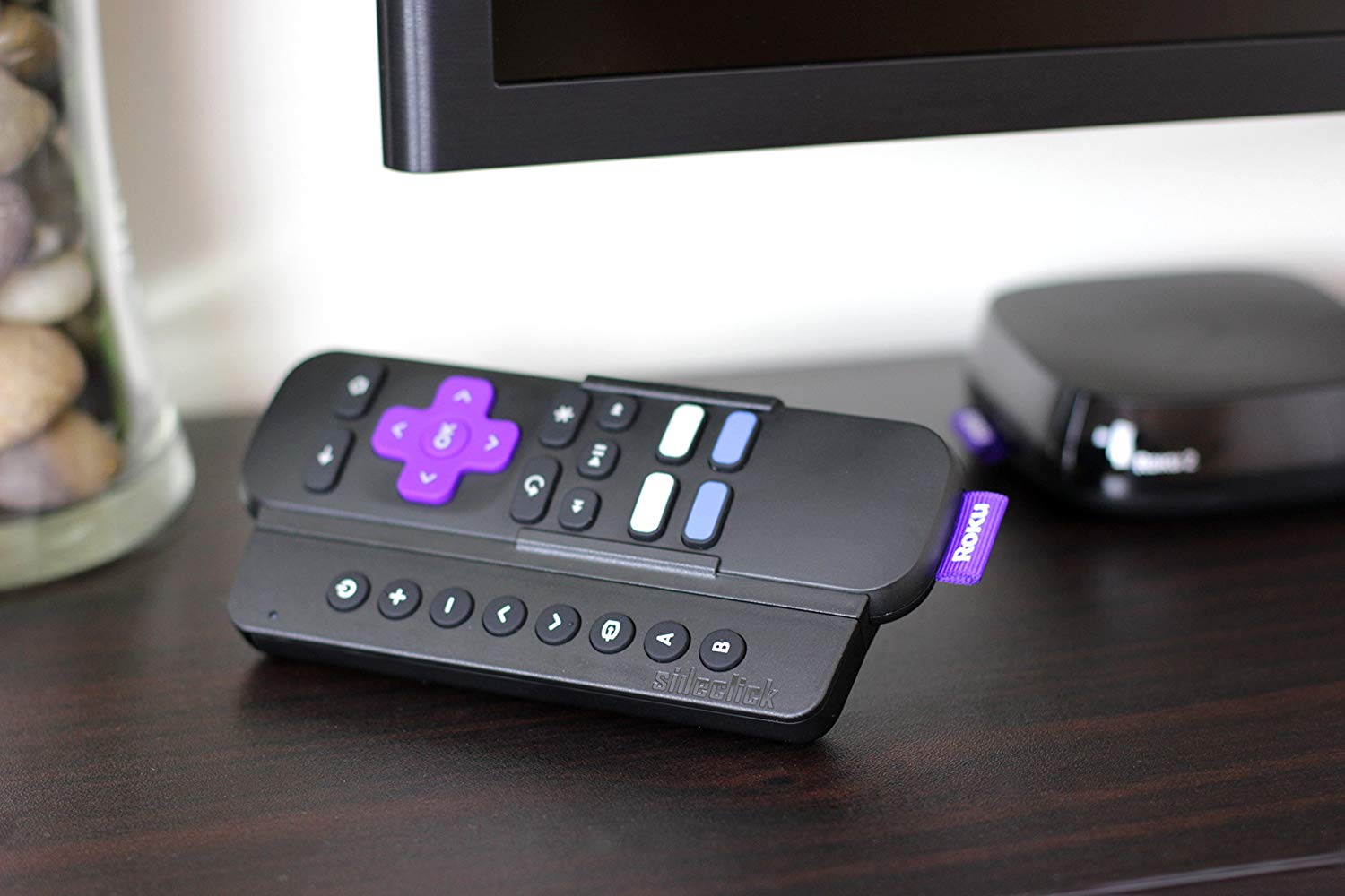 Sideclick Universal Remote Attachment For Roku Streaming Player 