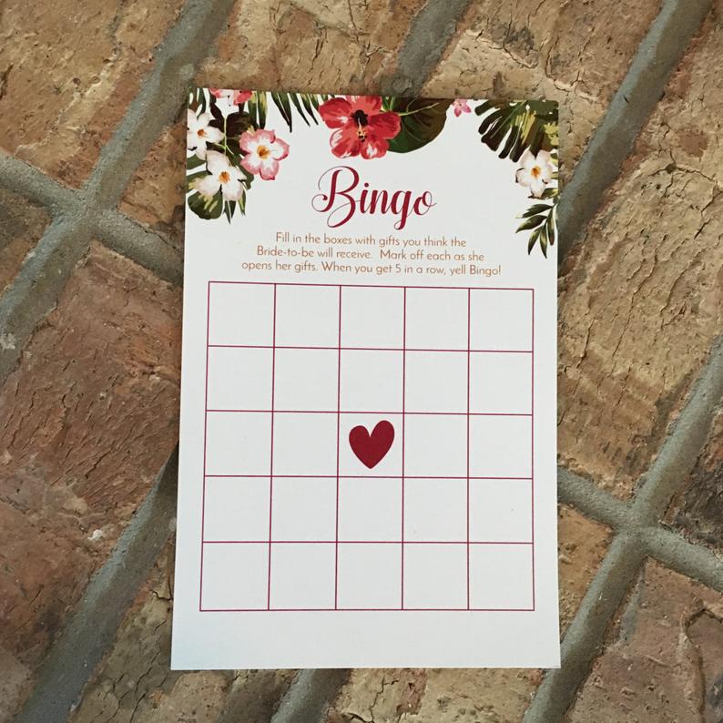 Bingo Bridal Shower Game Wedding Shower Games To Play Bingo Petagadget