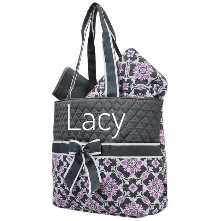 Purple Diaper Bag Personalized Diaper Bag Monogram Diaper » Petagadget