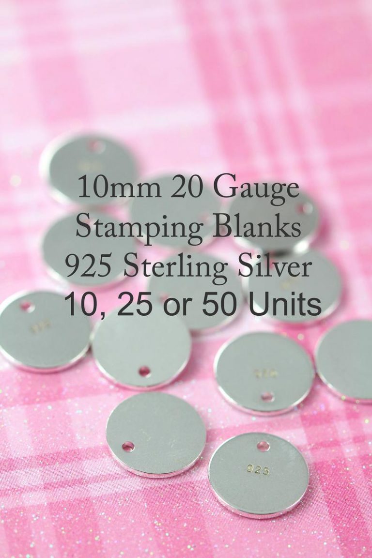Stamping Blanks Wholesale 10 units 10 mm 3/8 inch 20 gauge » Petagadget