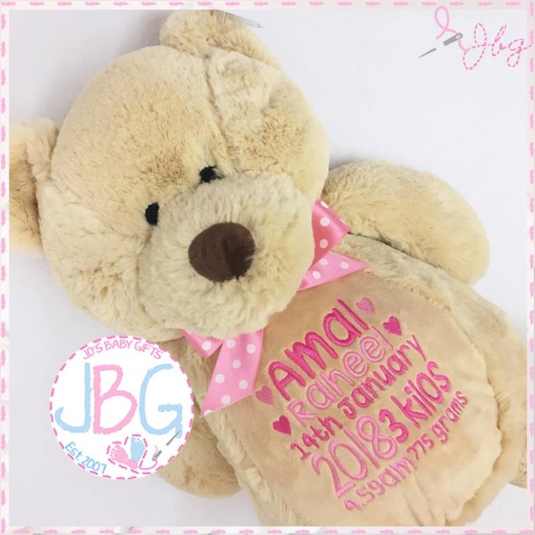 teddy bears personalised