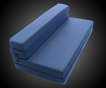 Tri-Fold Foam Folding Mattress & Sofa Bed » Petagadget