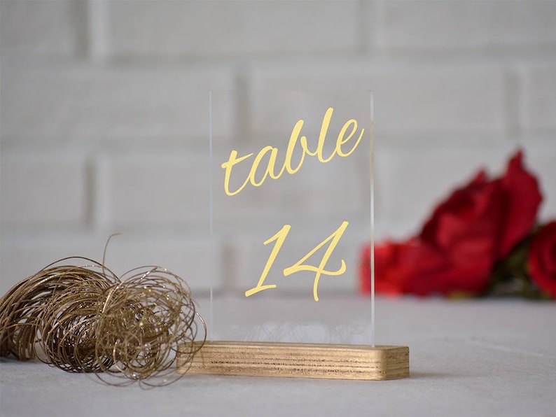 Gold Numbers.table Numbers For Wedding Table Decoration. Table » Petagadget