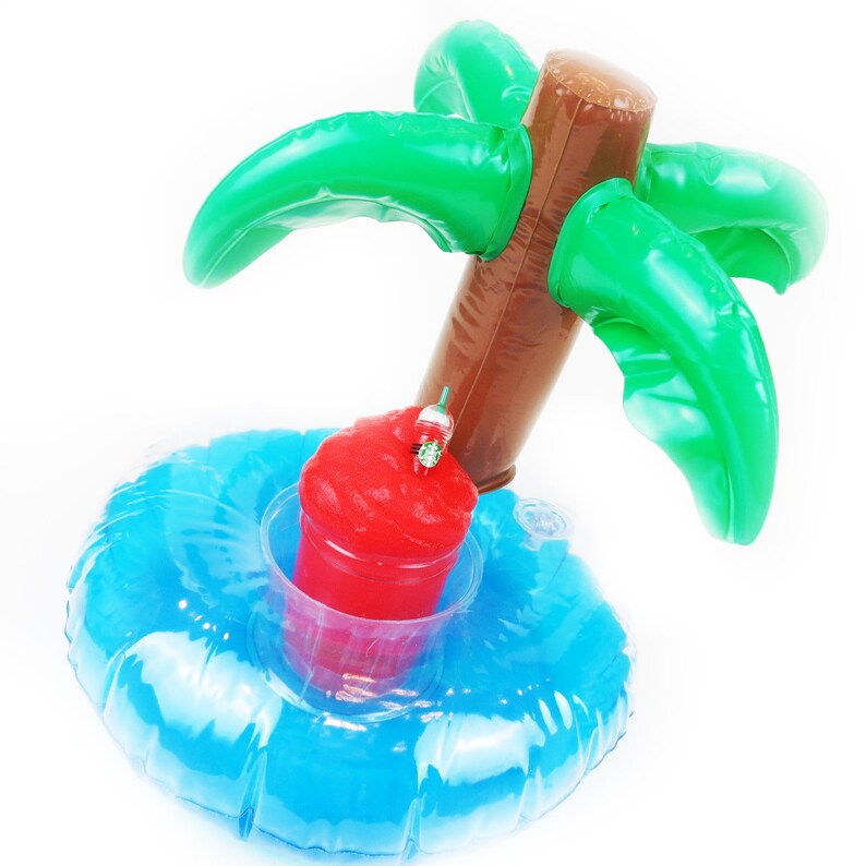 Summer Cherry Slushie with Charm  Scented Jelly Slime plus