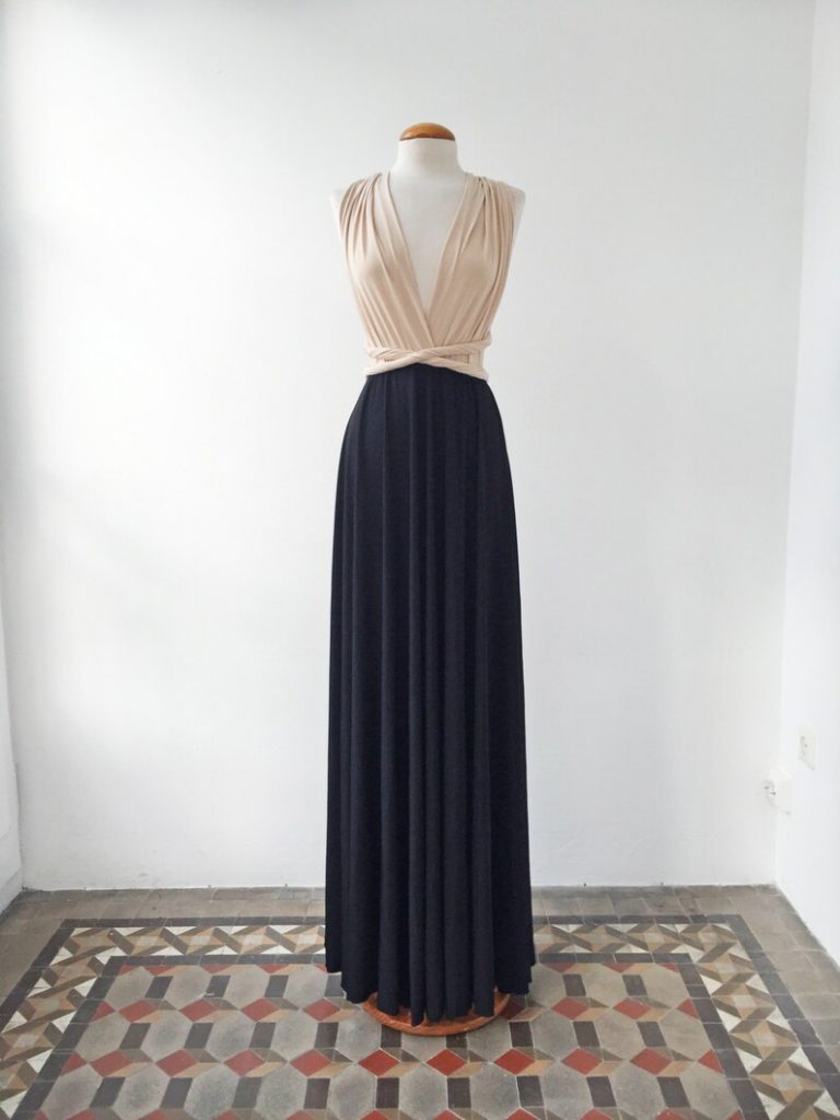 Nude Black Dress Nude Long Dress Black Long Dresses Evening Petagadget