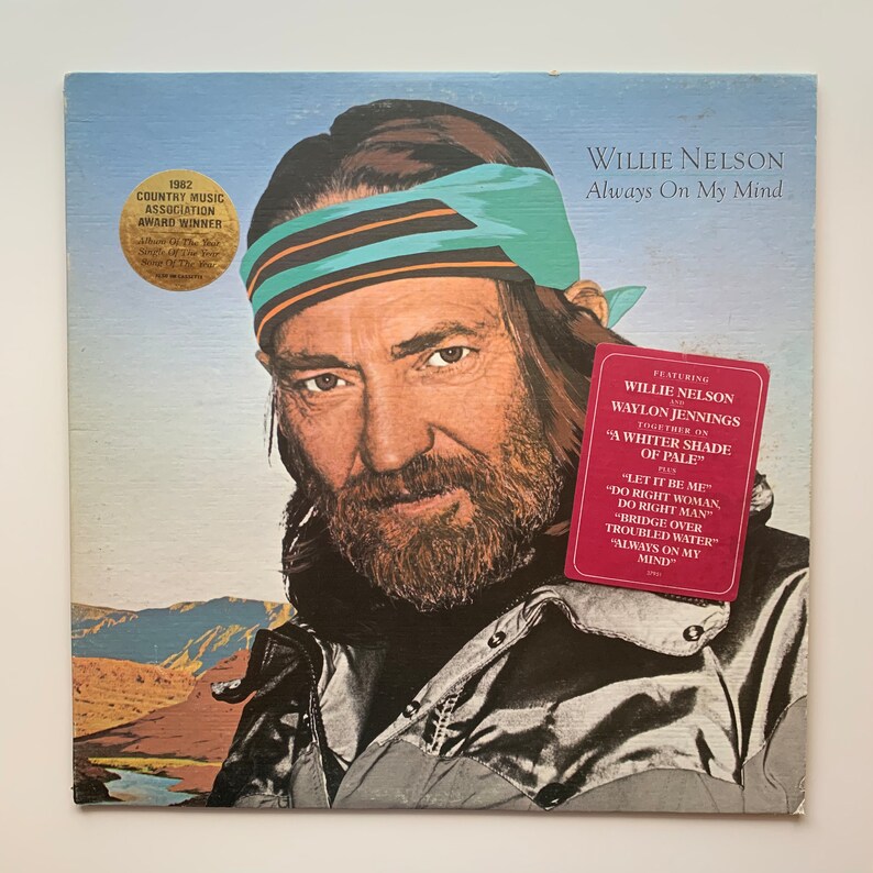 Vintage Willie Nelson Always On My Mind 33 1/3 Vinyl Record » Petagadget
