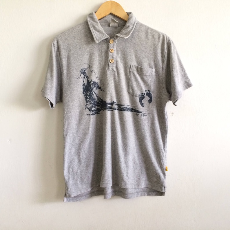 Vintage Hang Ten Polo Shirt Surf SkateHang Ten Stripe » Petagadget