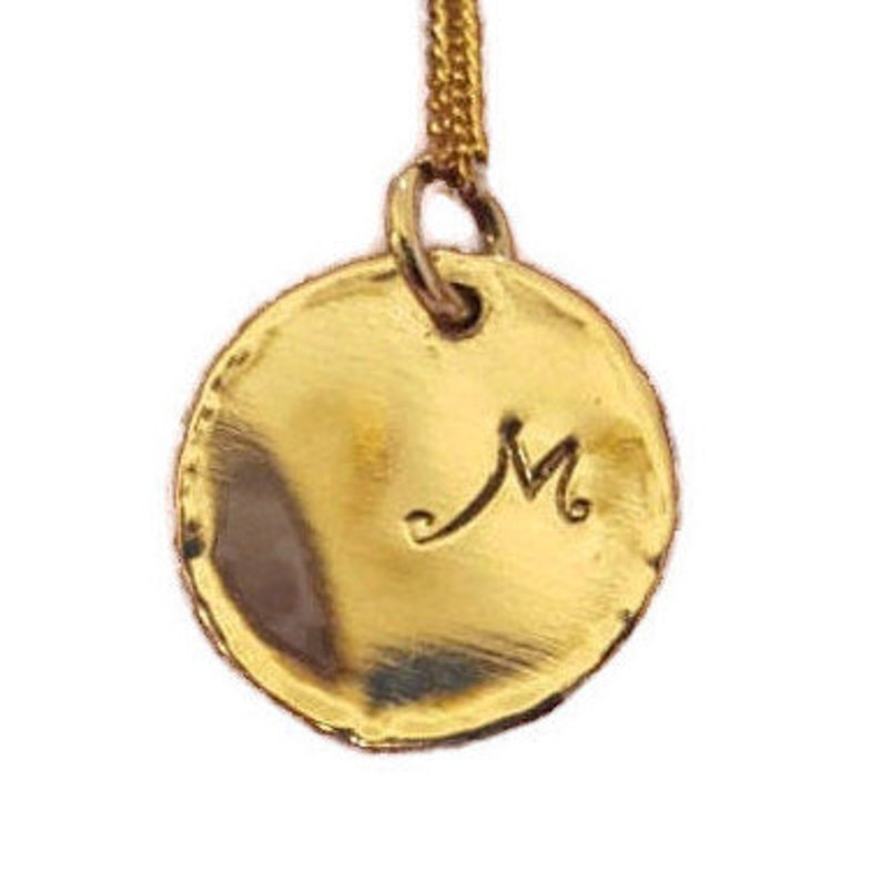 14k Gold Initial Necklace » Petagadget