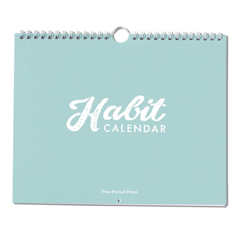 Habit Calendar & To Do List Planner Illustrated Monthly » Petagadget