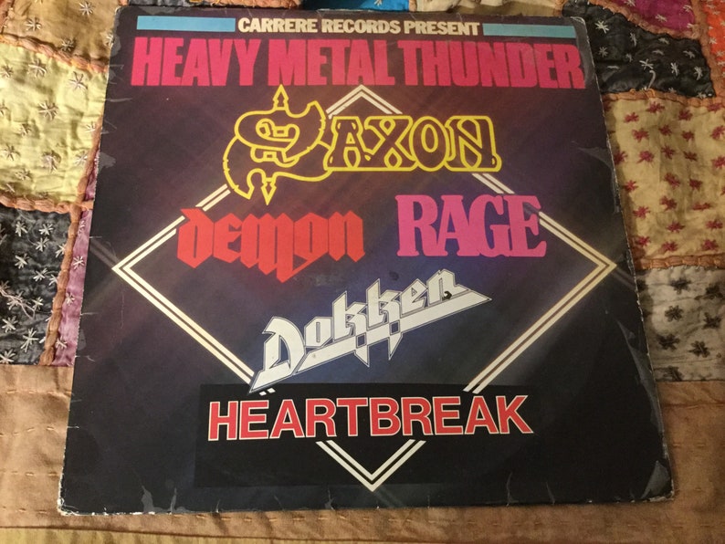 Heavy Metal Thunder Carrere Records compilation French 1982 » Petagadget