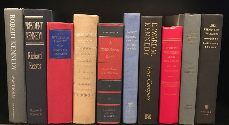 Kennedy Book Collectiondecorative books vintage booksJohn F