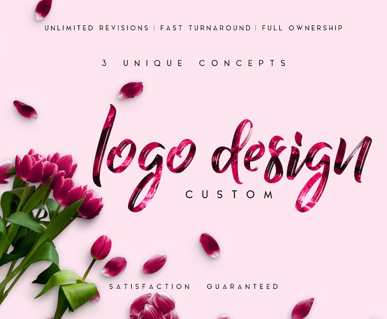 Custom Logo DesignPink Logo Pack Business & Branding Logo