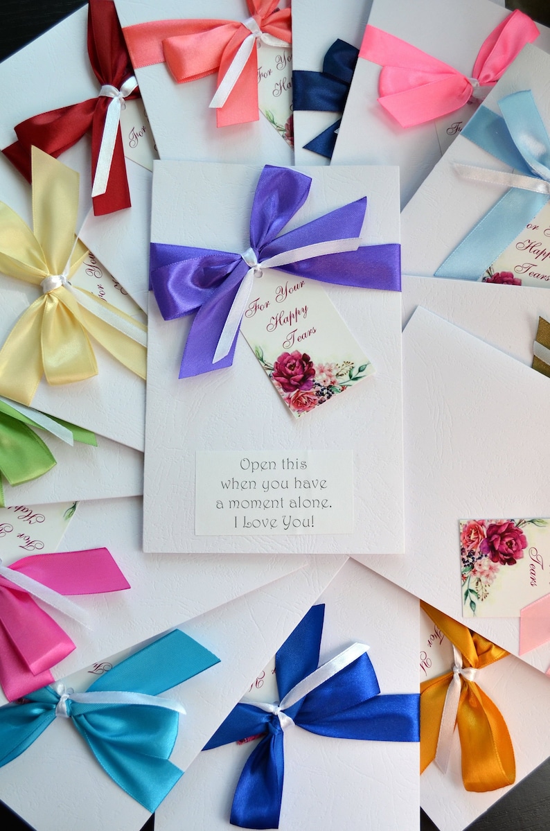 For your happy tears gift wrap for handkerchief wedding gift