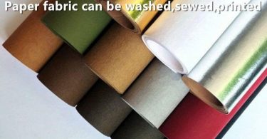 Half Yard Kraft Paper Fabric 0.55mm thickness Washable Paper