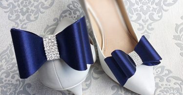 Navy Blue Shoe clips wedding shoe clips shoe clip ons