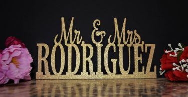 Wedding Name Sign  Mr and Mrs Sign  Custom Name sign  Mr &