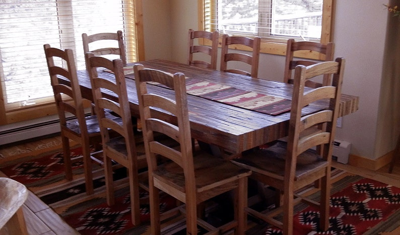 Wood Dining Chairs Wormy Chestnut Chairs Rustic Dining
