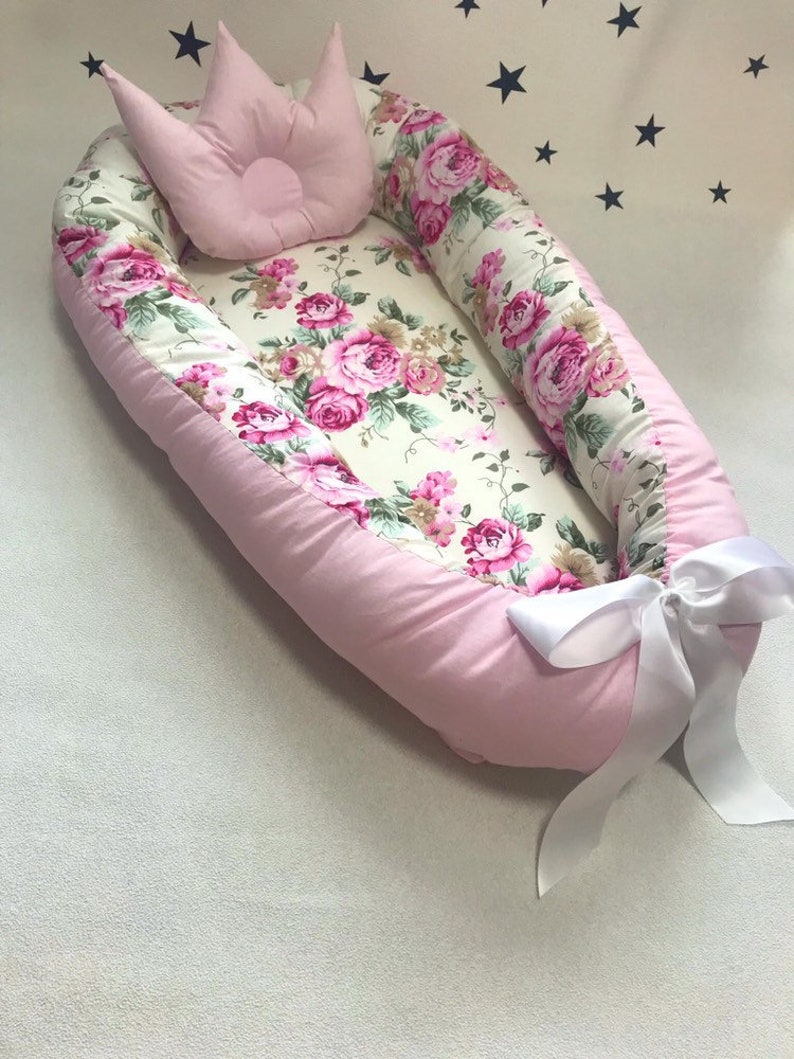 Flower  baby nest for newborn babynest sleep bed cot