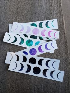 Moon Phases Vinyl Decals Yeti Car Laptop Stickers 187 Petagadget